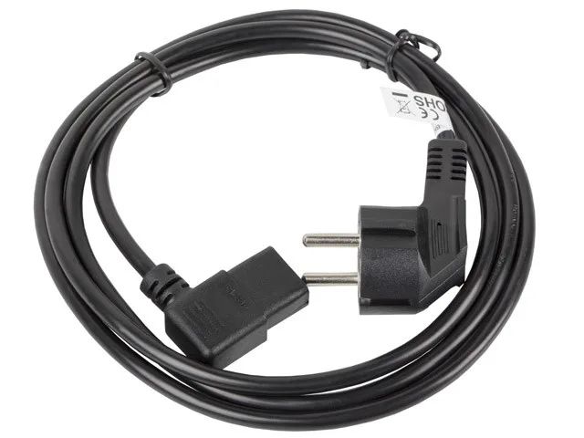 Lanberg CA-C13C-12CC-0018-BK power cable Black 2 m C13 coupler CEE7/7