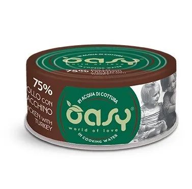 OASY More Love Chicken with turkey - wet cat food - 70g