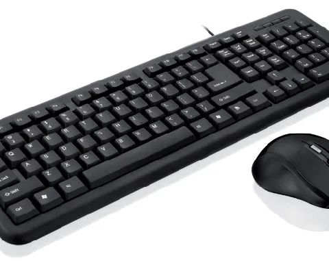 iBox OFFICE KIT II keyboard Mouse included USB QWERTY English Black