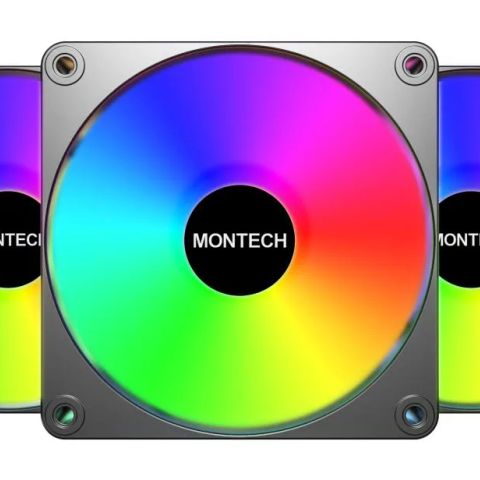 CASE FAN 120MM GF120R V2/ARGB PWM 3I1 (B) MONTECH
