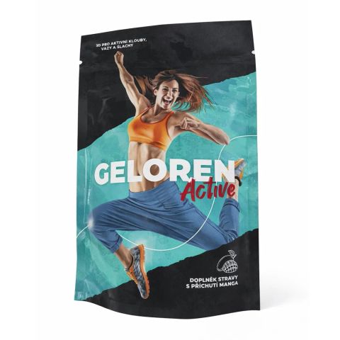 GELOREN Active Mango - gummies for humans for joints with collagen and vitamin c - 410g