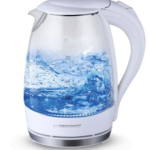 Esperanza EKK011W Electric kettle 1.7 L White, Multicolor 2200 W
