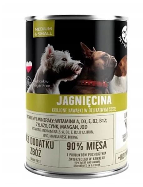PET REPUBLIC Adult Medium & Small Lamb - wet dog food - 400g