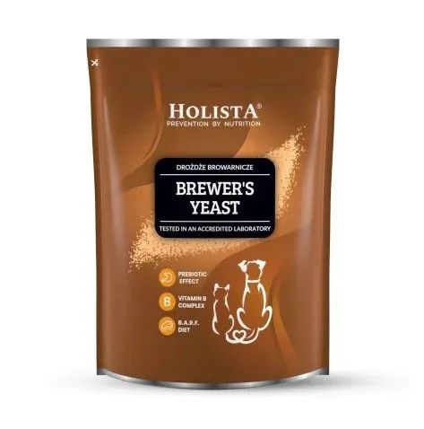 HOLISTA Brewer's yeast - supplements for dogs and cats - 800g