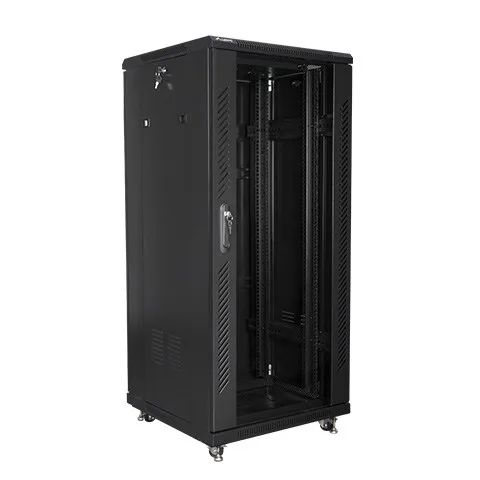 Lanberg | Rack cabinet 19" free-standing 27U/600x600 (flat pack) | FF01-6627-12B | Black