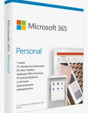 Microsoft 365 Personal PL (1 person; 5 devices ; 12 months; physical version; Poland) (EP2-32454)