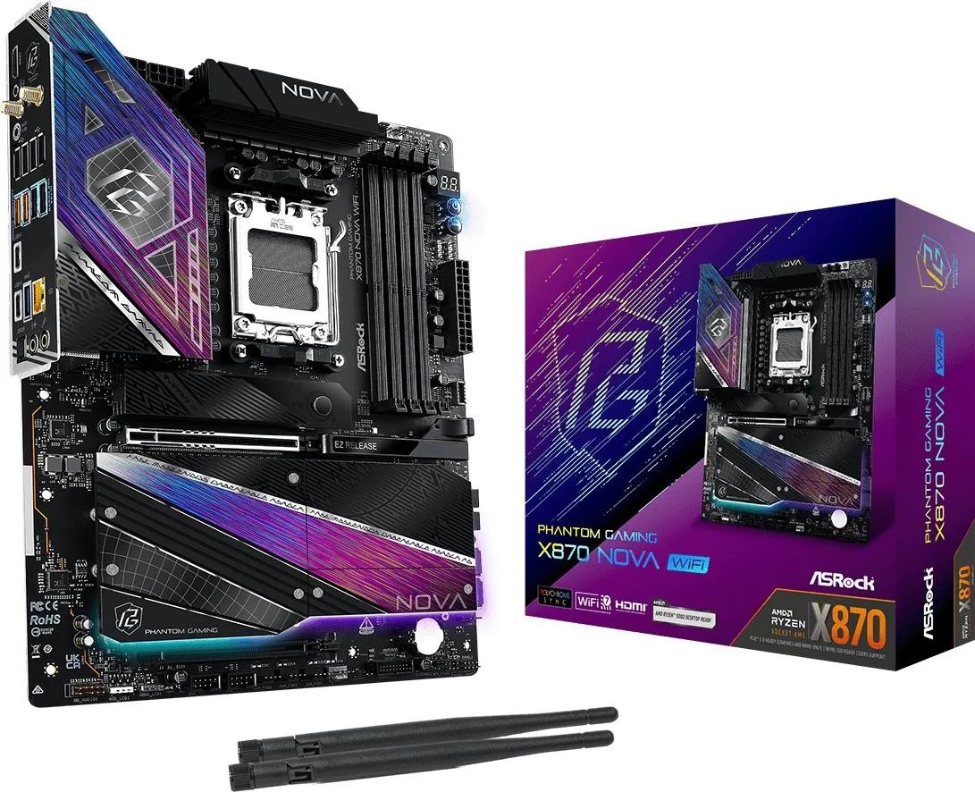 ASRock X870 NOVA WIFI motherboard