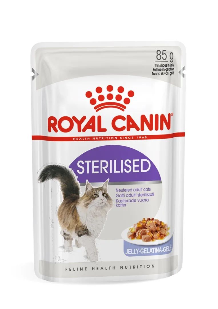 ROYAL CANIN FHN Sterilised in sauce - wet food for adult cats - 12x85g