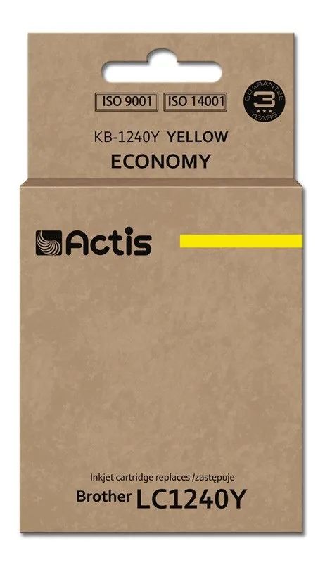 Actis KB-1240Y Ink (replacement for Brother LC1240Y/LC1220Y; Standard; 19 ml; yellow)
