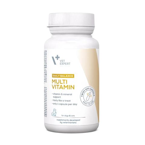 VETEXPERT Multivitamin - vitamin and mineral preparation for dogs and cats - 30 caps.