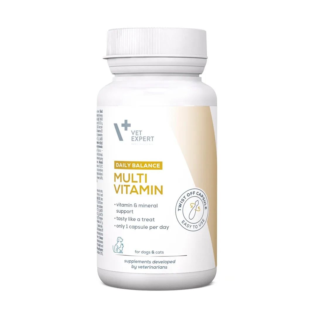 VETEXPERT Multivitamin - vitamin and mineral preparation for dogs and cats - 30 caps.