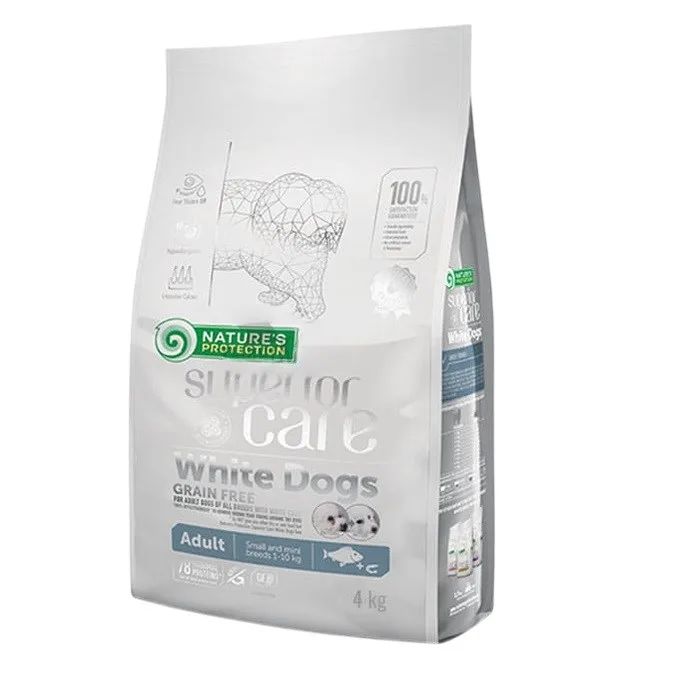 NATURE'S PROTECTION Superior care White Fish Small and mini - dry dog food - 4kg