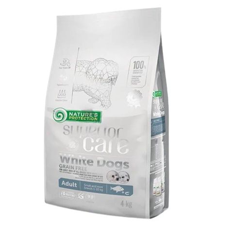 NATURE'S PROTECTION Superior care White Fish Small and mini - dry dog food - 4kg