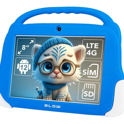 Tablet KidsTAB8 4G BLOW 4/64GB blue + case