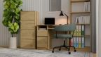 ALMA CHEST OF DRAWERS, ANTHRACITE/ARTISAN OAK