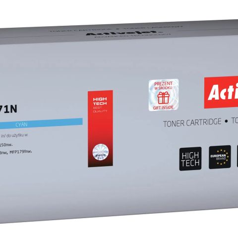 Activejet ATH-2071N toner (replacement for HP 117A W2071A; 2071A; Supreme; 700 pages; cyan)