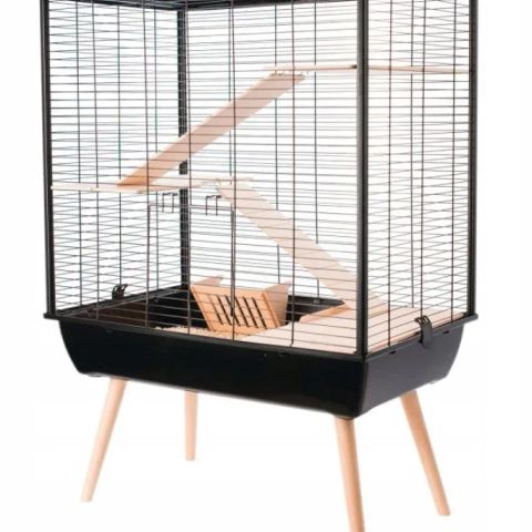 Zolux Cage Neo Cozy Large Rodents H80, black color
