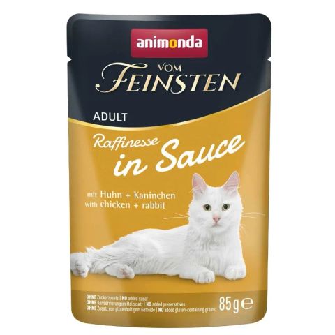 ANIMONDA Vom Feinsten Raffinesse in sauce Chicken with rabbit - wet cat food - 85g