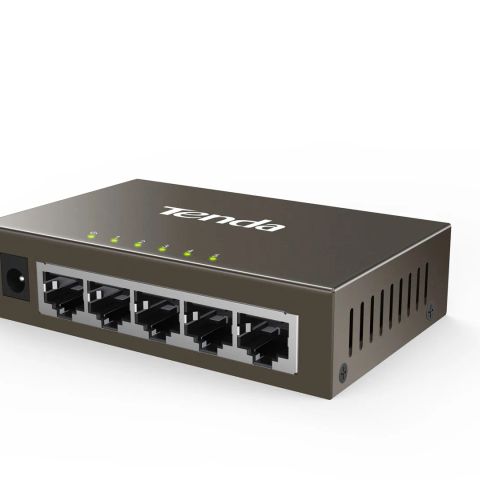 Tenda TEG1005D network switch Unmanaged Gigabit Ethernet (10/100/1000) Grey