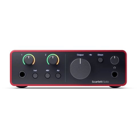 Focusrite Scarlett Solo 4th Gen - 2-channel audio interface