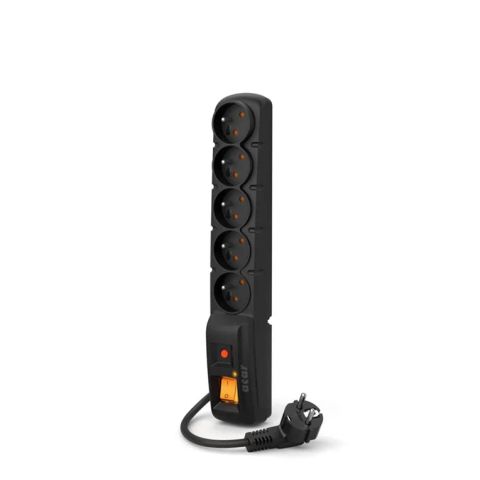 ACAR F5 Black 5 AC outlet(s) 230 V 1.5 m