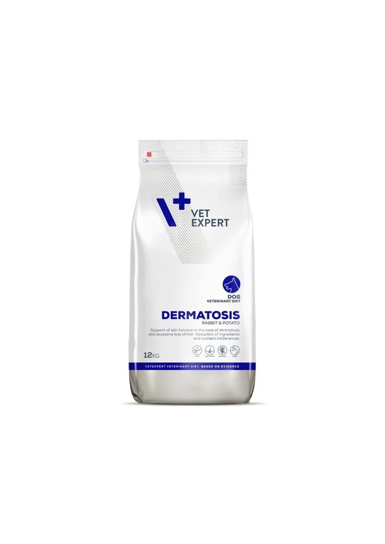 VETEXPERT Veterinary Diet Dermatosis Dog Rabbit & Potato - dry dog food - 12 kg