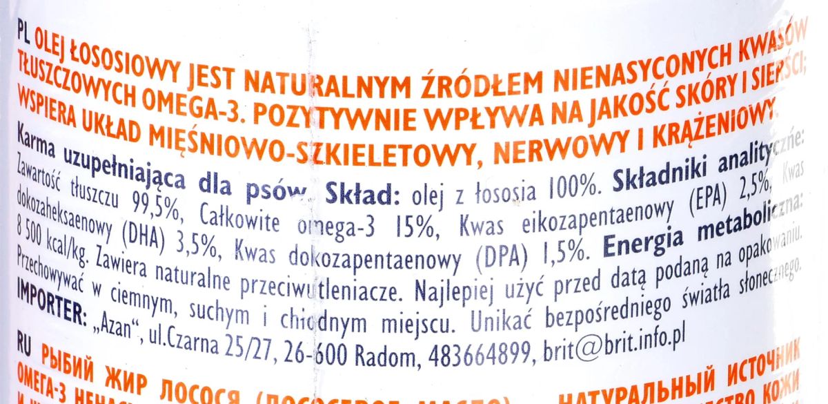 Brit Care Salmon oil 1000ml