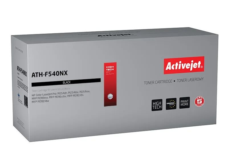 Activejet ATH-F540NX toner (replacement for HP 203X HP203X CF540X CRG 054H CRG054H; Supreme; 3200 pages; black)
