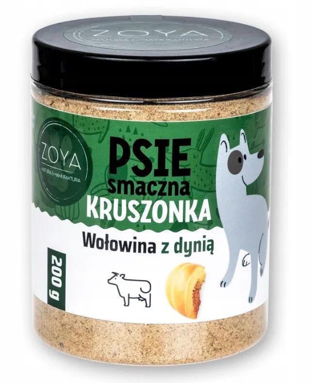 ZOYA Beef and pumpkin crumble - dog treat - 200g