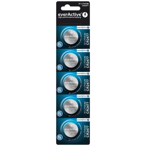 Lithium battery everActive CR2477 - blister 5 pcs.