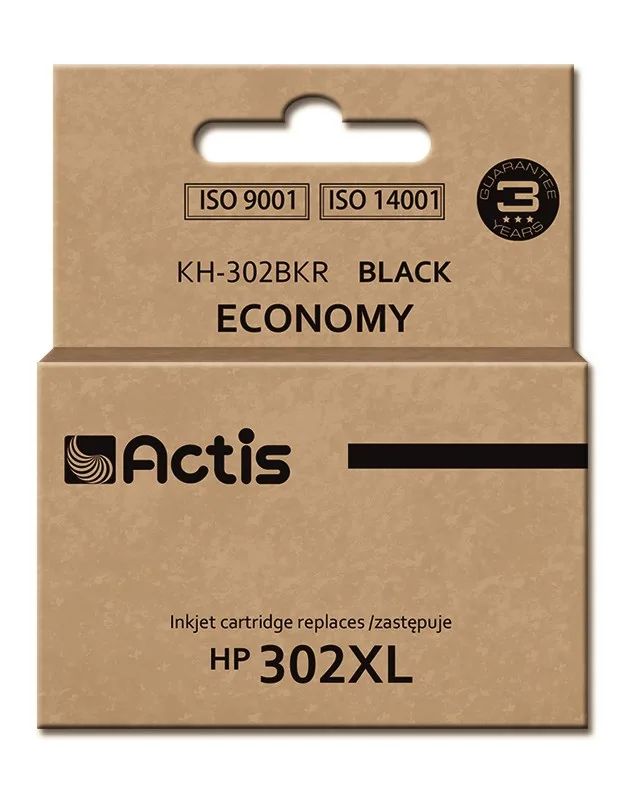 Actis KH-302BKR ink (replacement for HP 302XL F6U68AE; Premium; 15 ml; black)