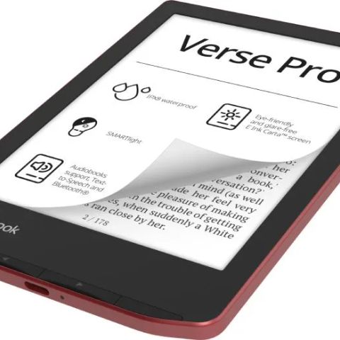 E-Reader|POCKETBOOK|Verse Pro|6"|1072x1448|1xUSB-C|Wireless LAN|Bluetooth|Azure|PB634-A-WW