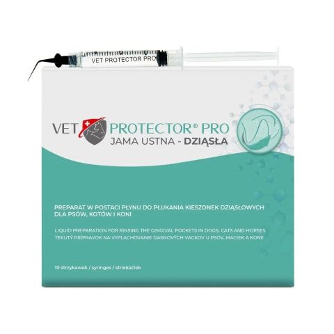 JM SANTE Pro Oral Cavity – Gums - dental solution for oral hygiene for dogs and cats – 10×3 ml