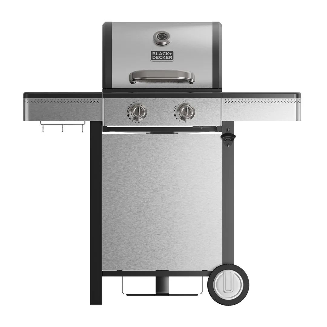 Black+Decker BXOG7200E gas grill, 2 burners x 3.6 kW