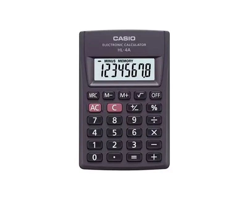 CASIO HL-4A-B 8-digit pocket calculator 56x87mm black