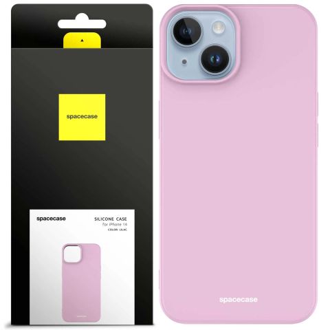 Spacecase Silikoonümbris iPhone 14 Lilac