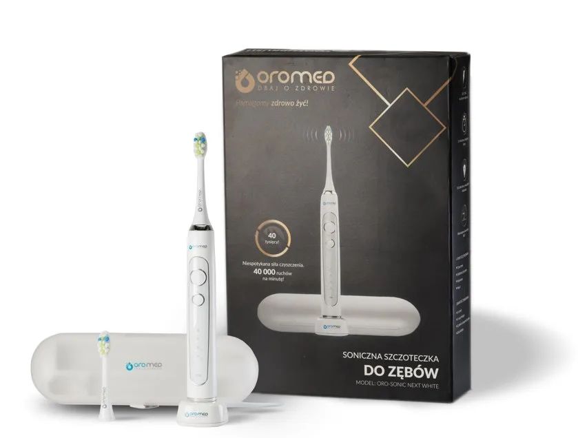 OROMED ORO-SONIC NEXT WHITE white sonic toothbrush
