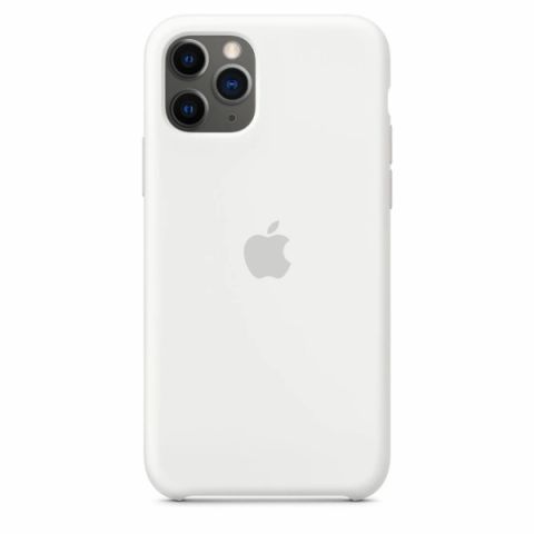 iPhone 11 Pro Silicone Case White Originaal Ümbris