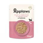 APPLAWS Tuna Fillet with prawn in broth - wet cat food - 70g