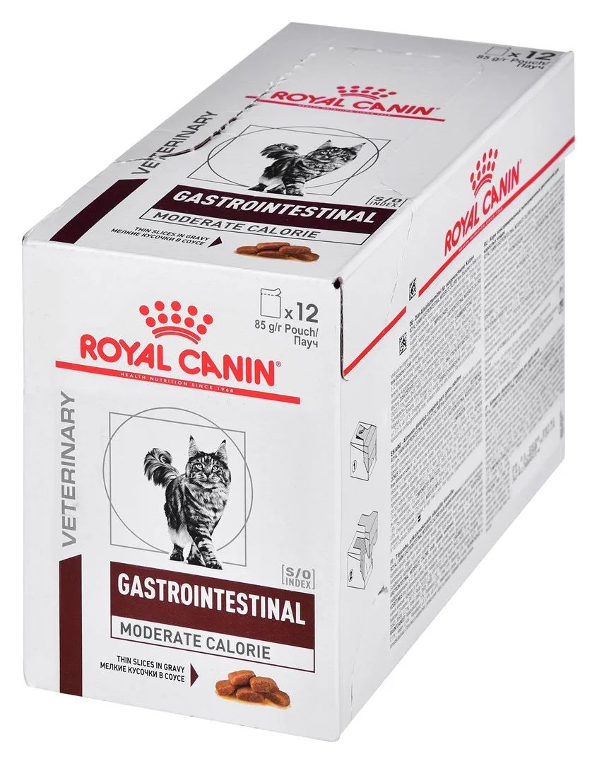 ROYAL CANIN Gastrointestinal Moderate Calorie - wet cat food - 12 x 85g