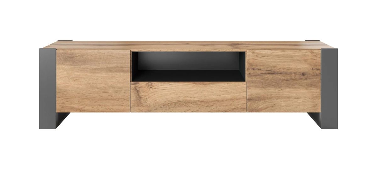 Cama TV stand WOOD wotan/antracite