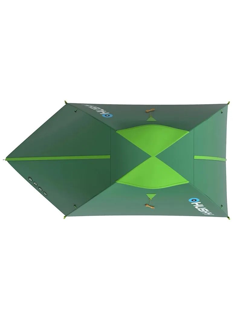 Husky BIZAM 2 PLUS two-person trekking tent, 145 × 290 × 120 cm, 3.6 kg, green