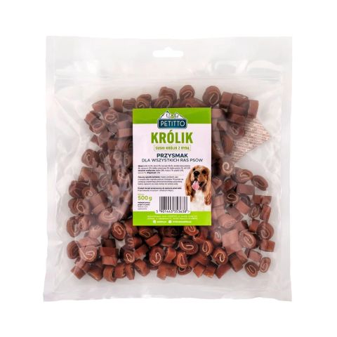 PETITTO Sushi rabbit with fish - dog treat - 500g