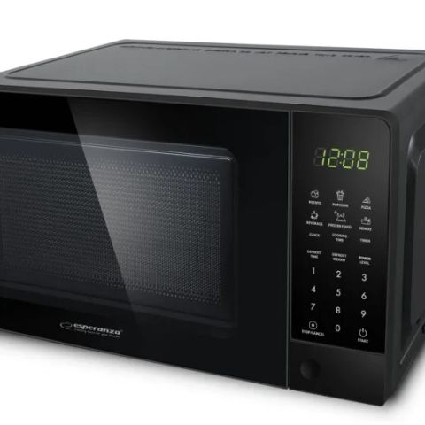 Esperanza EKO009 microwave Black Solo microwave Countertop 20 L 700 W