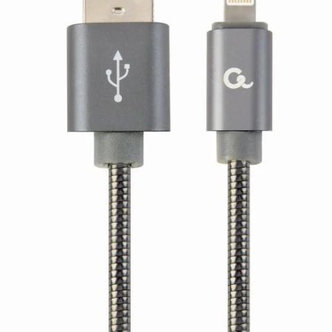 CABLE LIGHTNING TO USB2 1M/CC-USB2S-AMLM-1M-BG GEMBIRD