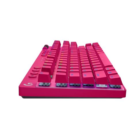 Logitech G PRO X TKL keyboard Gaming RF Wireless + Bluetooth QWERTY US International Magenta