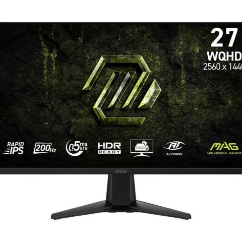 LCD Monitor|MSI|27 "|2560 x 1440 pixels|Wide Quad HD|Native aspect ratio 16:9|LCD|Flat|MAG275QFE20