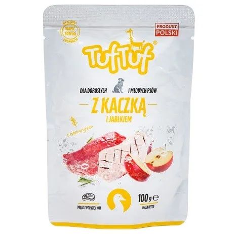 TUF TUF with duck and apple - wet dog food - 100g