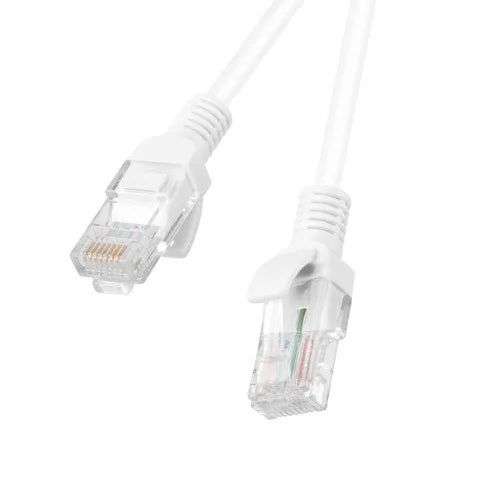 PATCHCORD KAT.6 UTP 2M BIAŁY FLUKE PASSED LANBERG 10-PACK