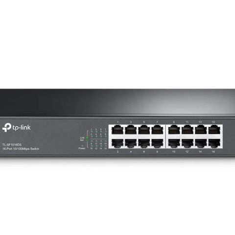 Switch|TP-LINK|16x10Base-T / 100Base-TX|TL-SF1016DS